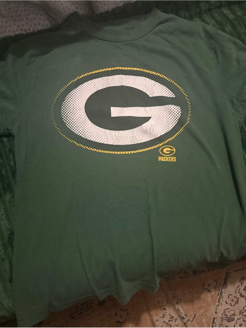 Green Logo Short-Sleeve Youth Shirt